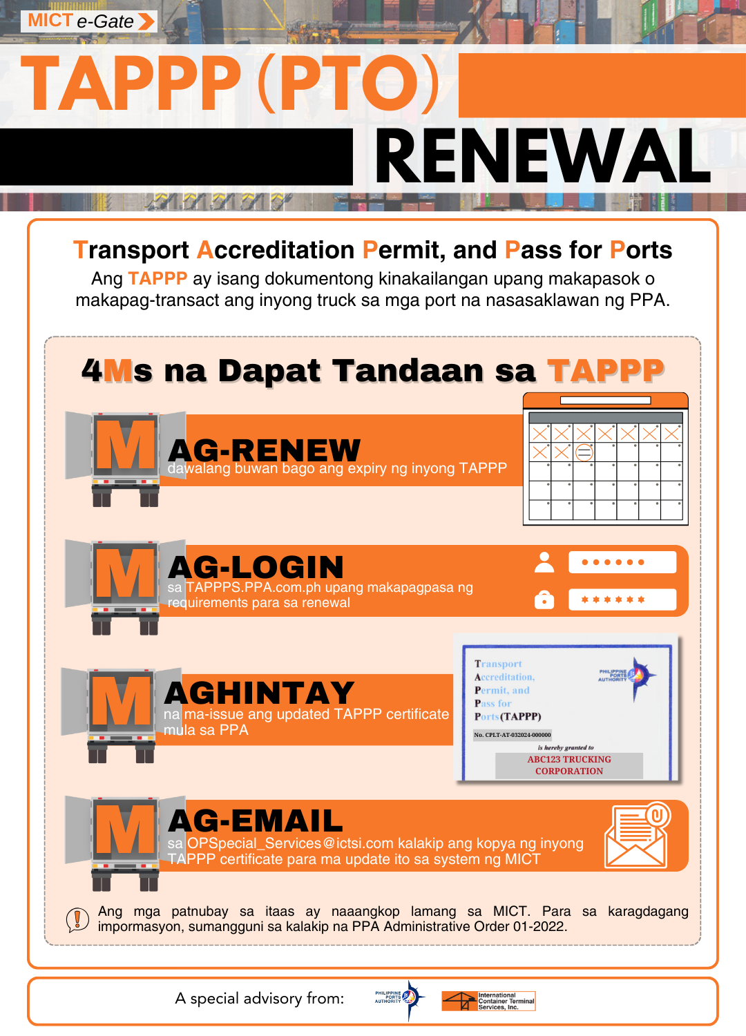4Ms na Dapat Tandaan sa TAPPP