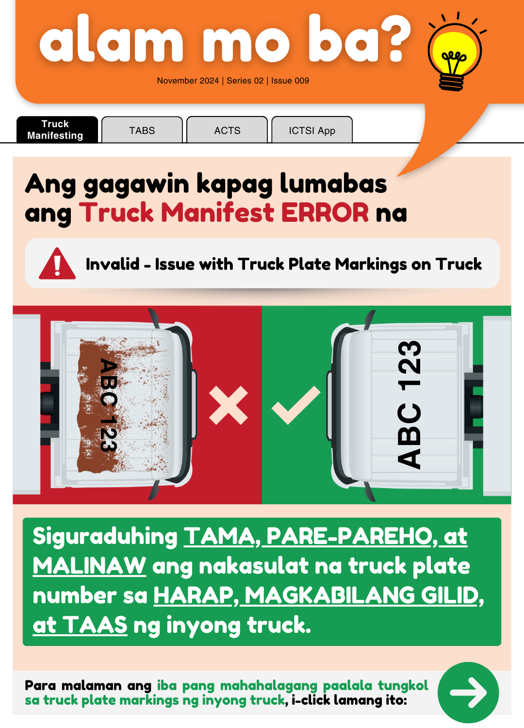 #009: Alam Mo Ba? Ang Dapat Gawin sa Truck Manifest Error Na...  